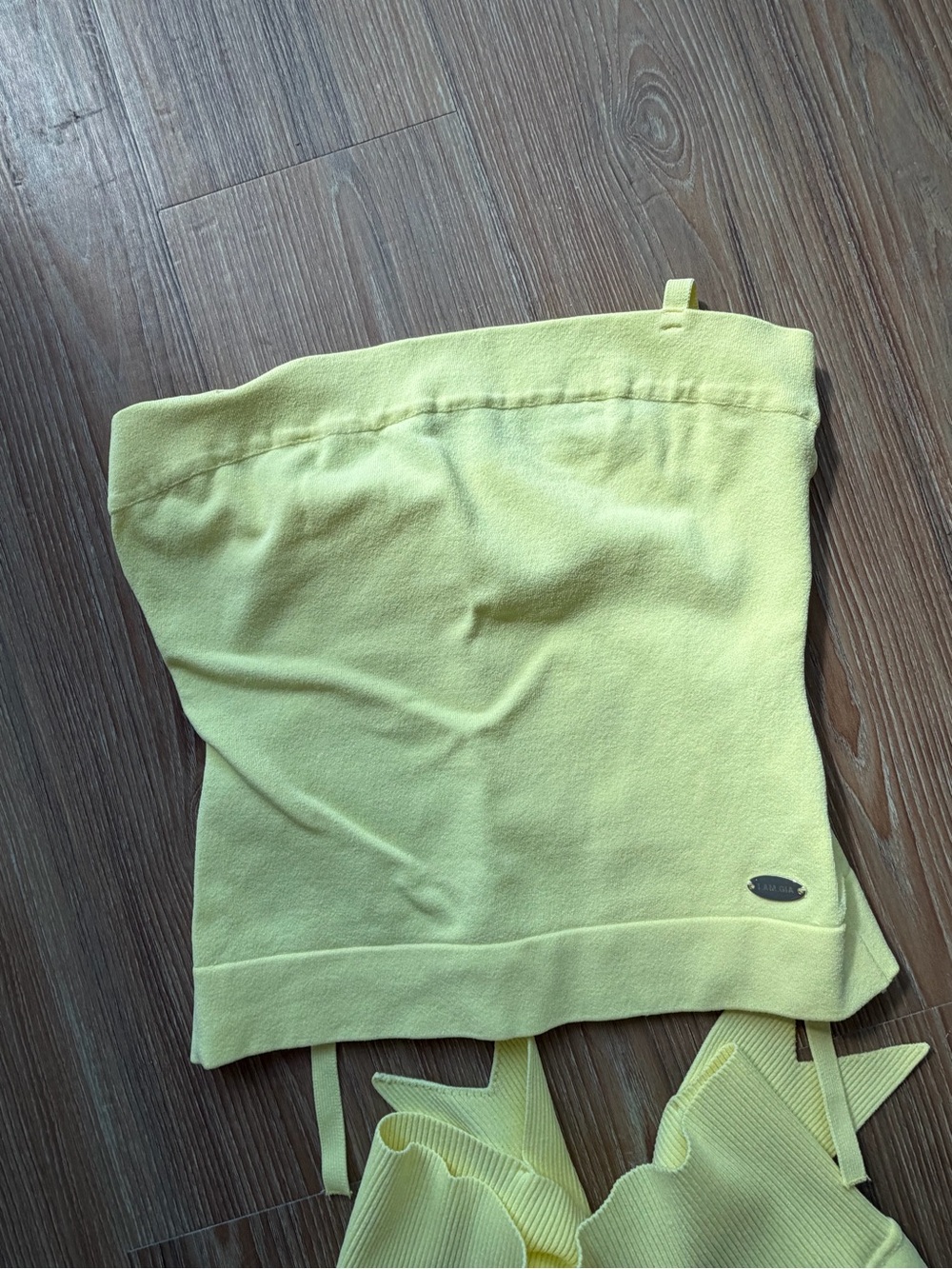 IAMGIA two piece set - audrina top & morgana 2.0 pant in baby yellow - Picture 3 of 6